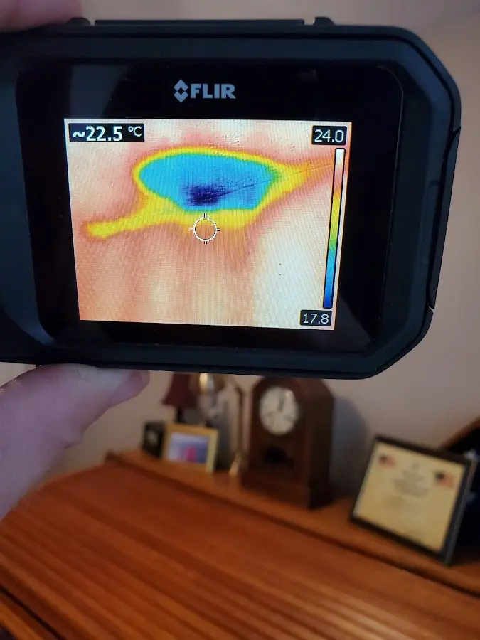 Thermal imaging inspection for water damage in Middle Paxton